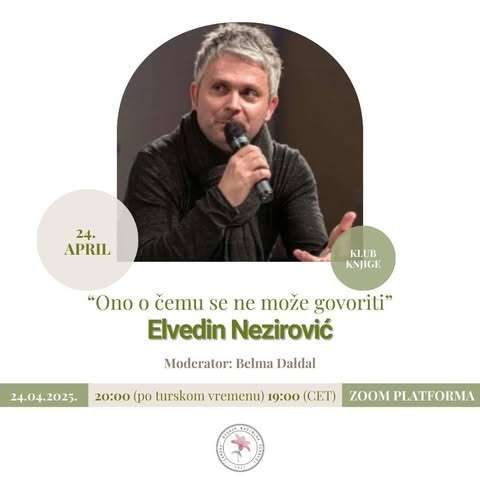 Udruženje “Zambak” organizira online razgovor o romanu “Ono o čemu se ne može govoriti”