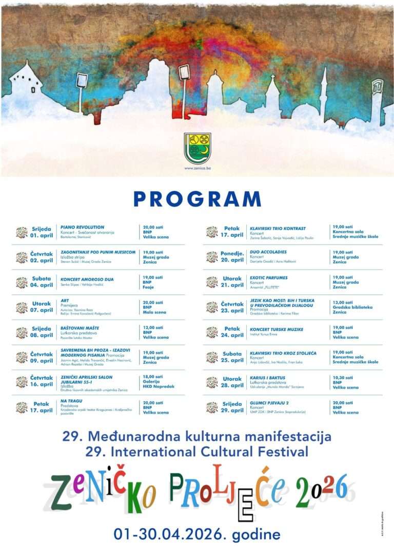 Elvedin Nezirović u programu 29. Zeničkog proljeća